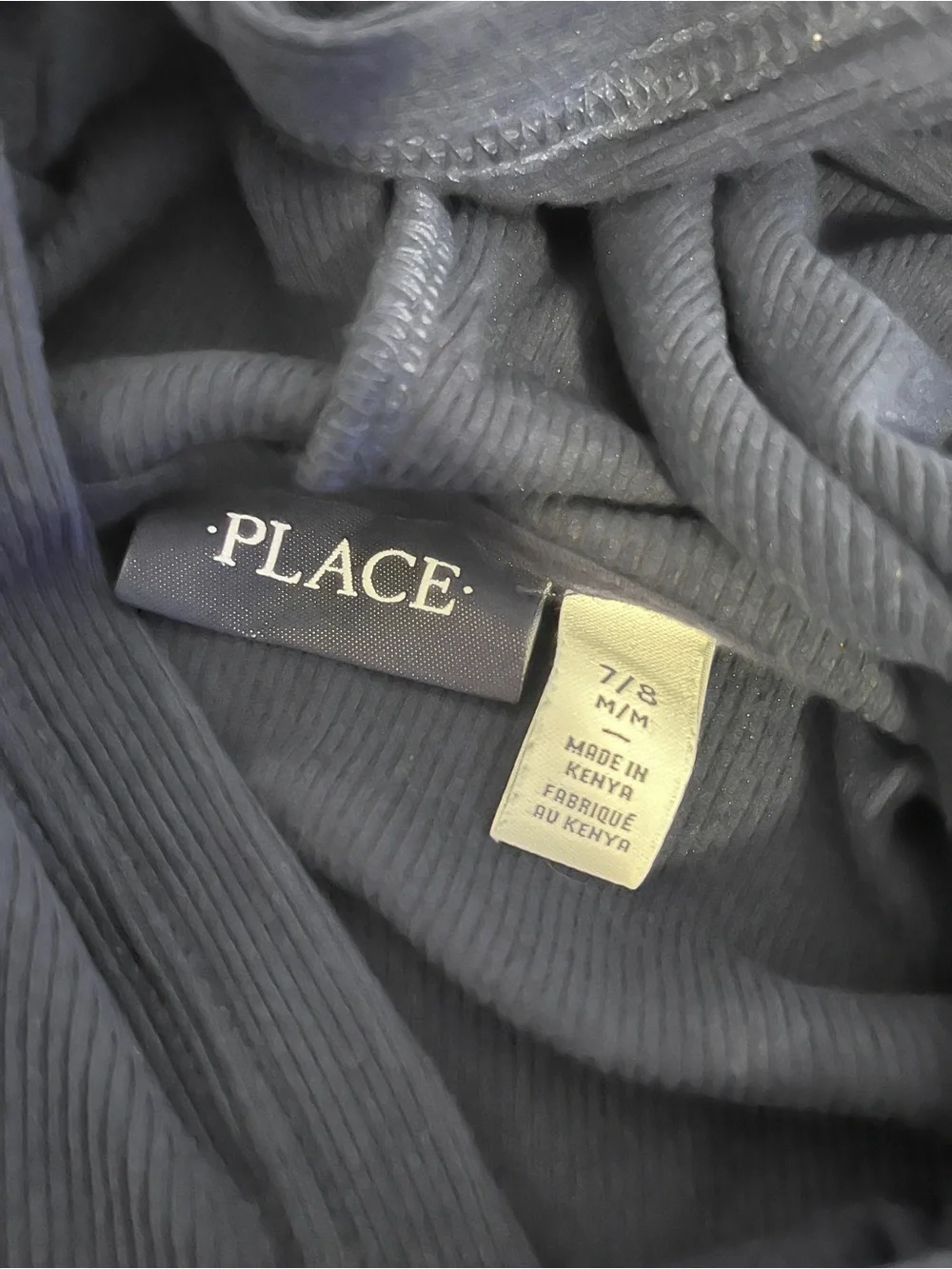 The Children's Place Navy Blue Hoodie & Cargo Jogger Set